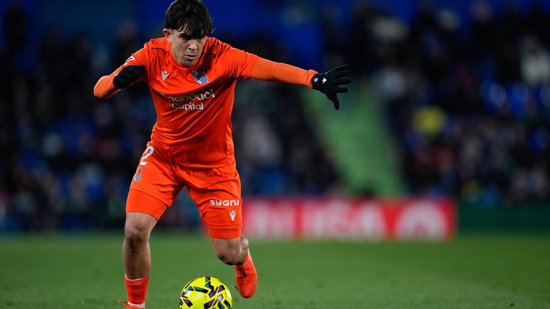Jon Mikel Aramburu, en el Getafe-Real Sociedad Jon Mikel Aramburu, en el Getafe-Real Sociedad