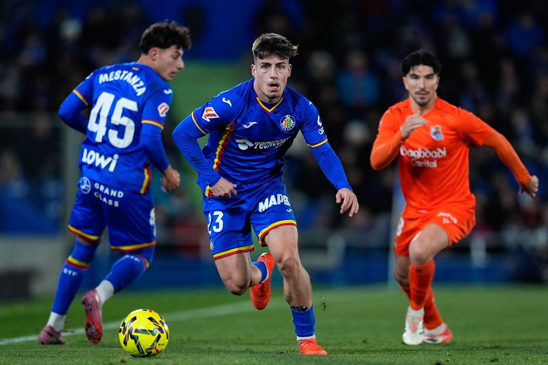 Liso y Mestanza en el Getafe - Real Sociedad