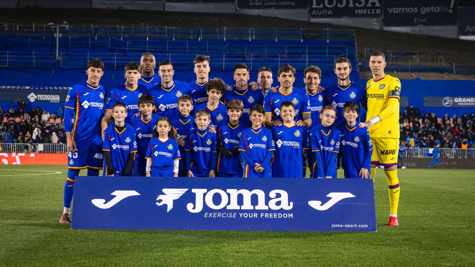 Los jugadores del Getafe ante la Real Sociedad Los jugadores del Getafe ante la Real Sociedad