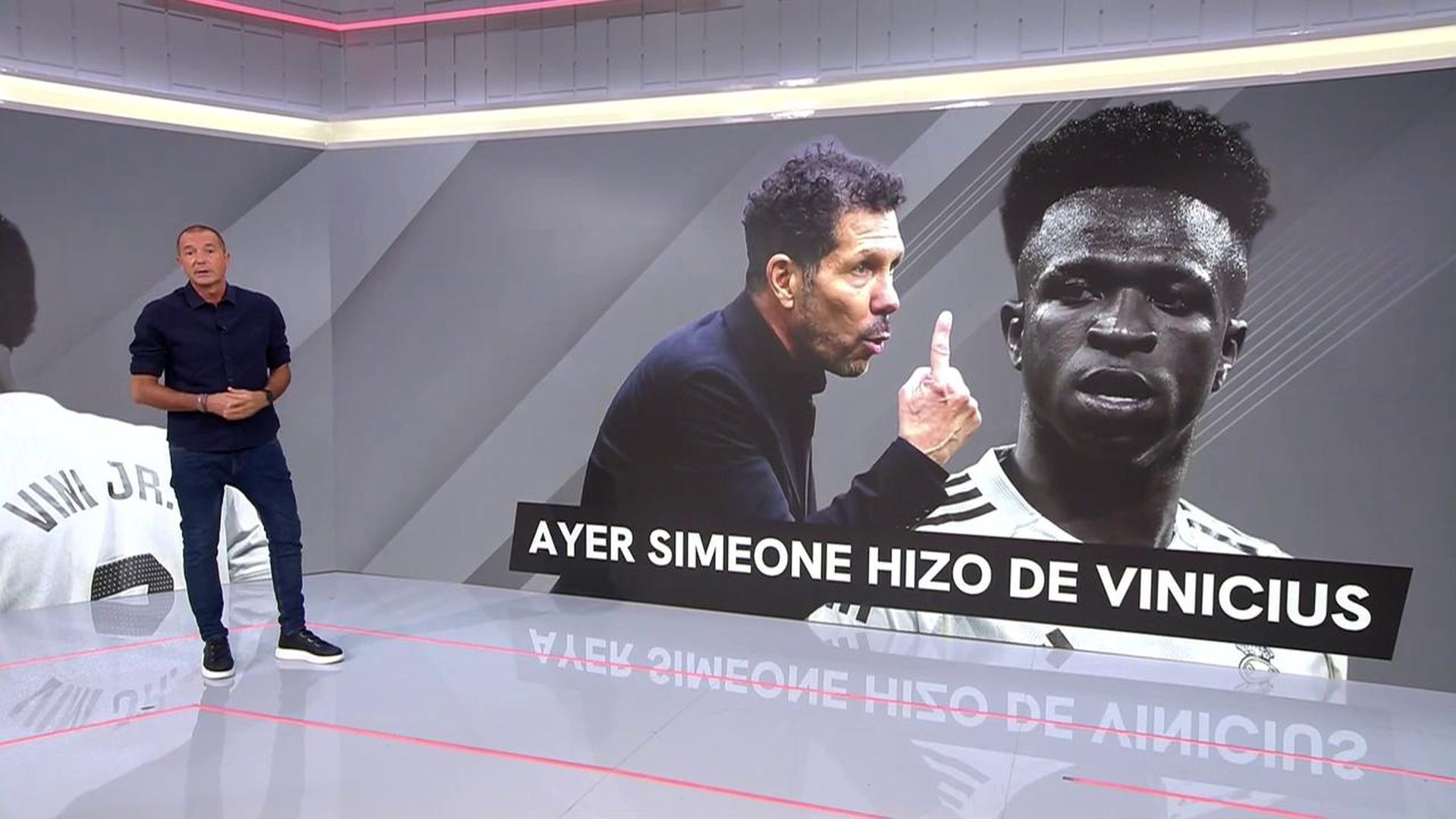 Manu Carreño hablando sobre el pique de Vinicius y el Cholo Simeone