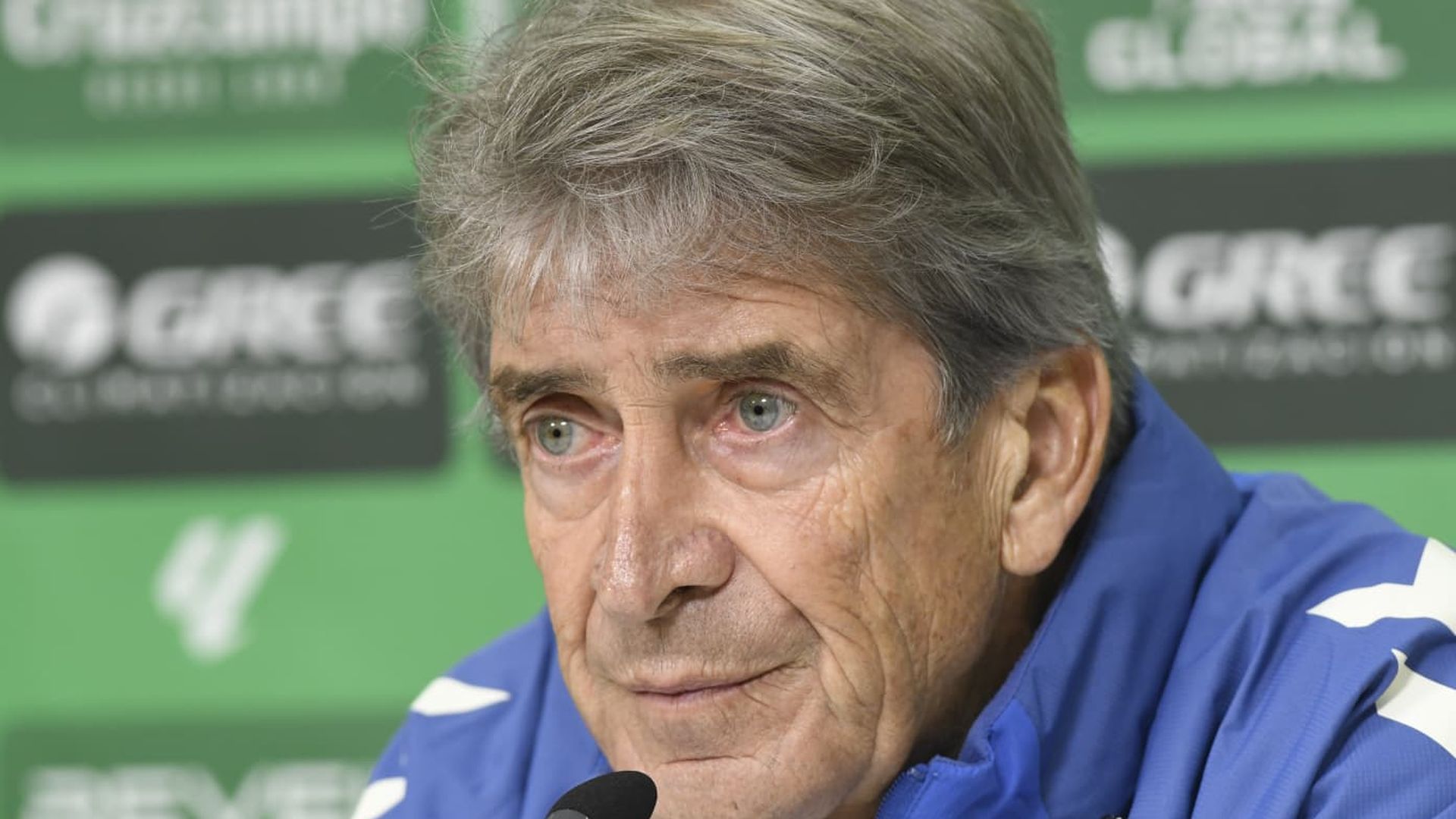 Manuel Pellegrini, en la rueda de prensa previa al Oviedo - Betis