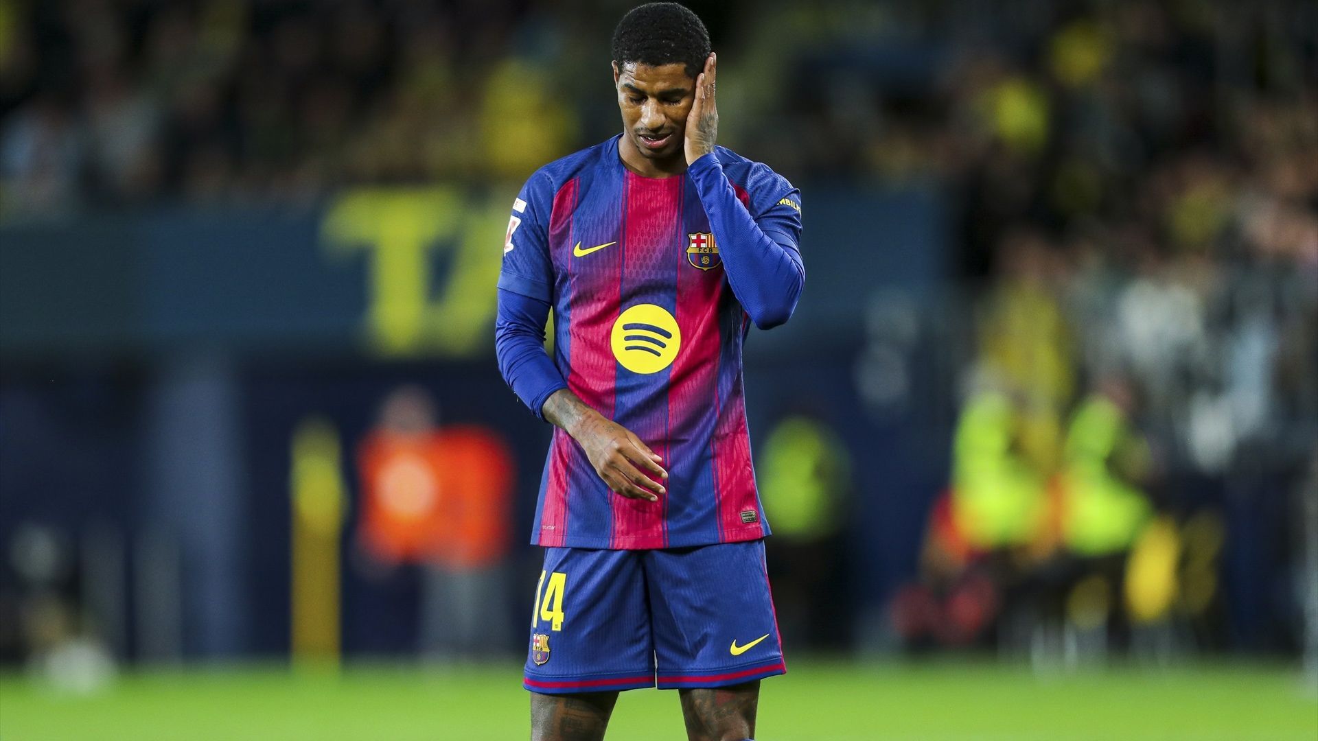 Marcus Rashford en un partido con el FC Barcelona Marcus Rashford en un partido con el FC Barcelona