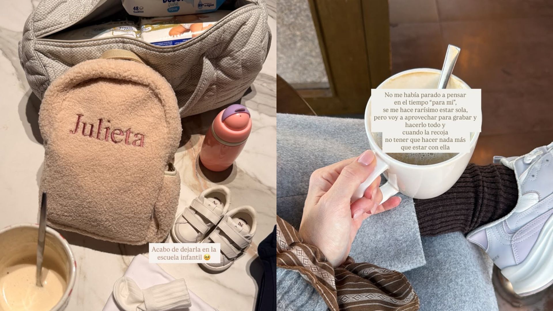 Marta Riumbau se sincera tras dejar a su hija por primera vez en la escuela infantil: "Se me hace raro estar sola"