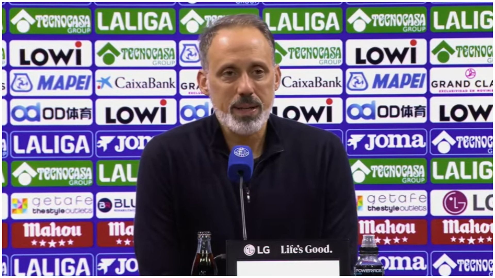 Pellegrino Matarazzo, en rueda de prensa Pellegrino Matarazzo, en rueda de prensa