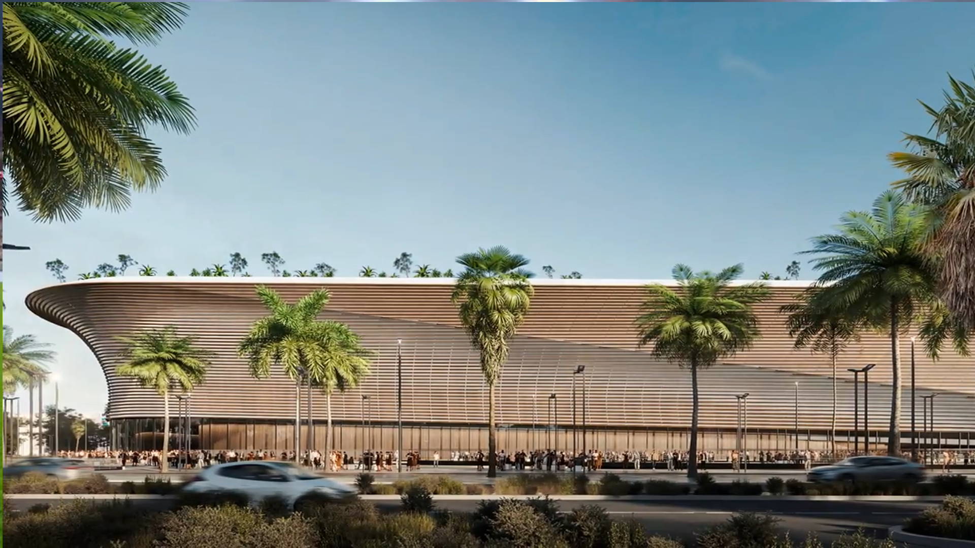 La proyección de 2024 para la remodelación de La Rosaleda, en Málaga