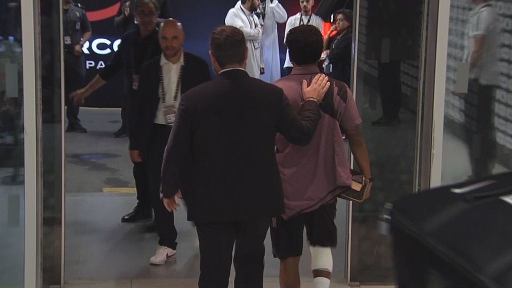 Así han terminado los jugadores del Real Madrid tras la semifinal contra el Atleti