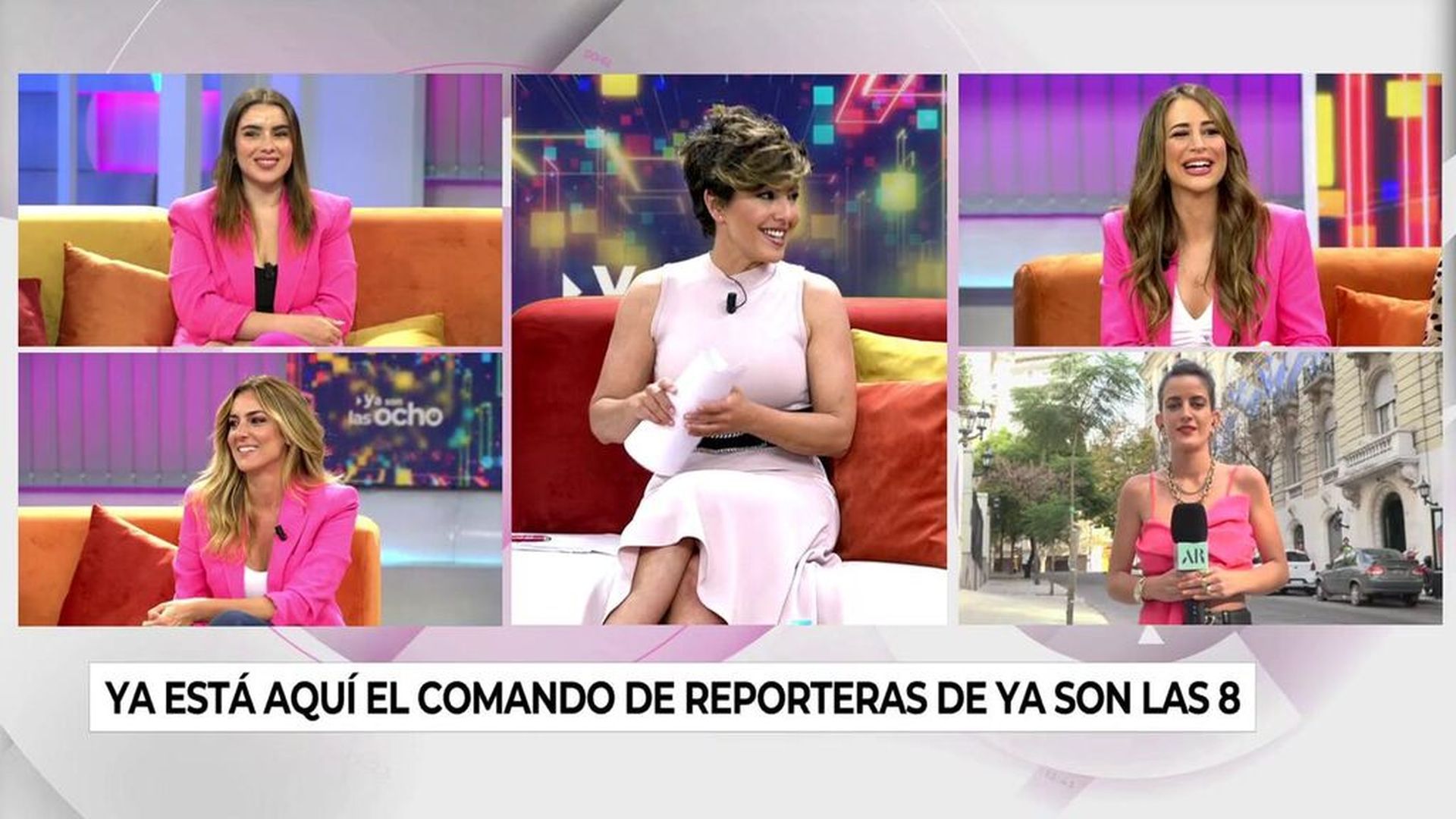 'Ya son las ocho' estrena nuevo comando de reporteras