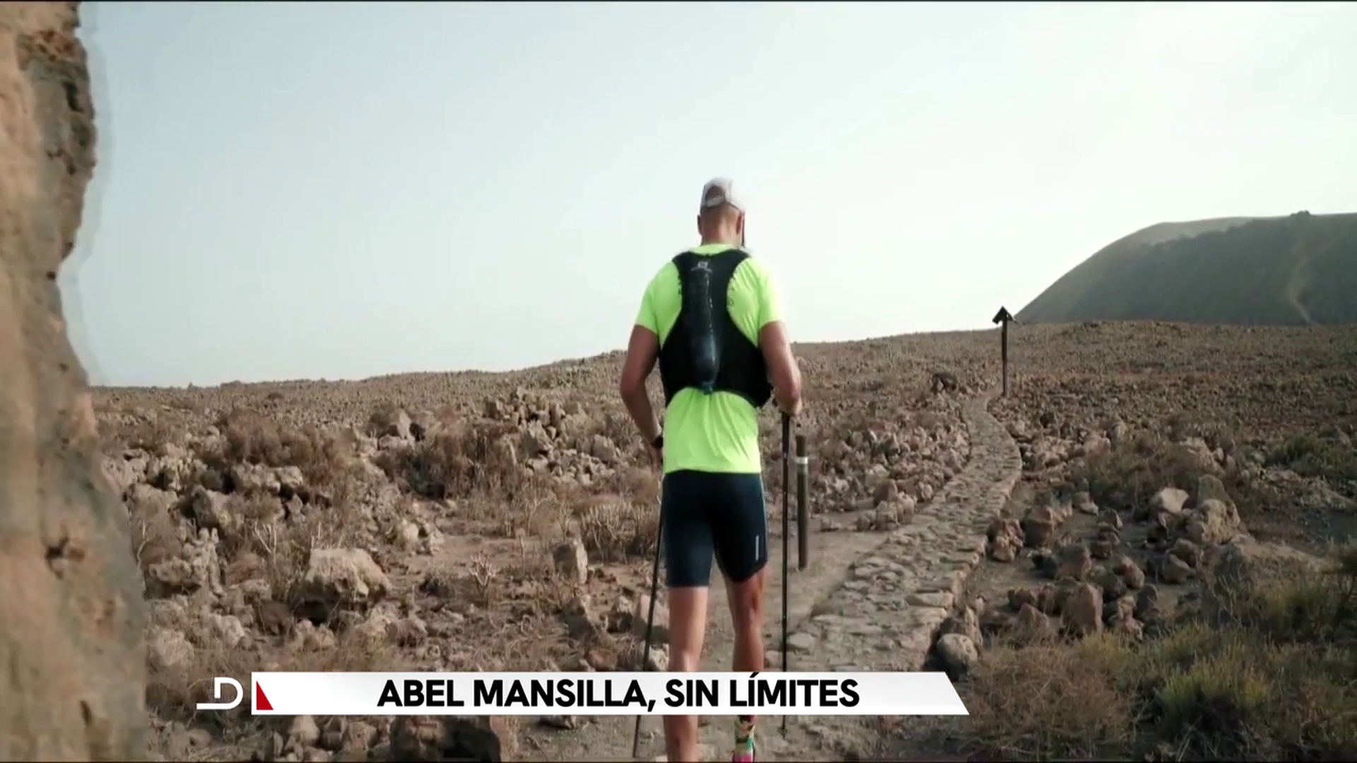 Abel Mansilla recorriendo Fuerteventura