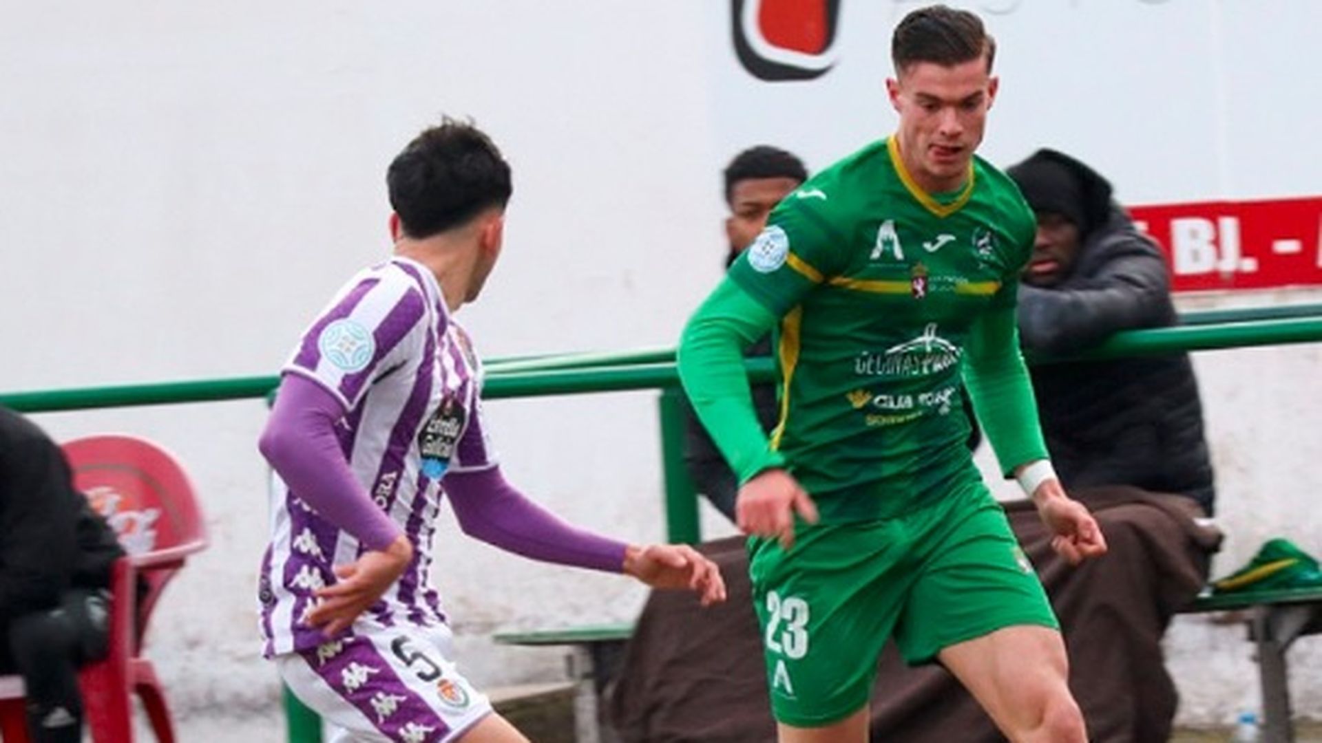 Arco defiende en el Astorga - Real Valladolid Promesas. Arco defiende en el Astorga - Real Valladolid Promesas.