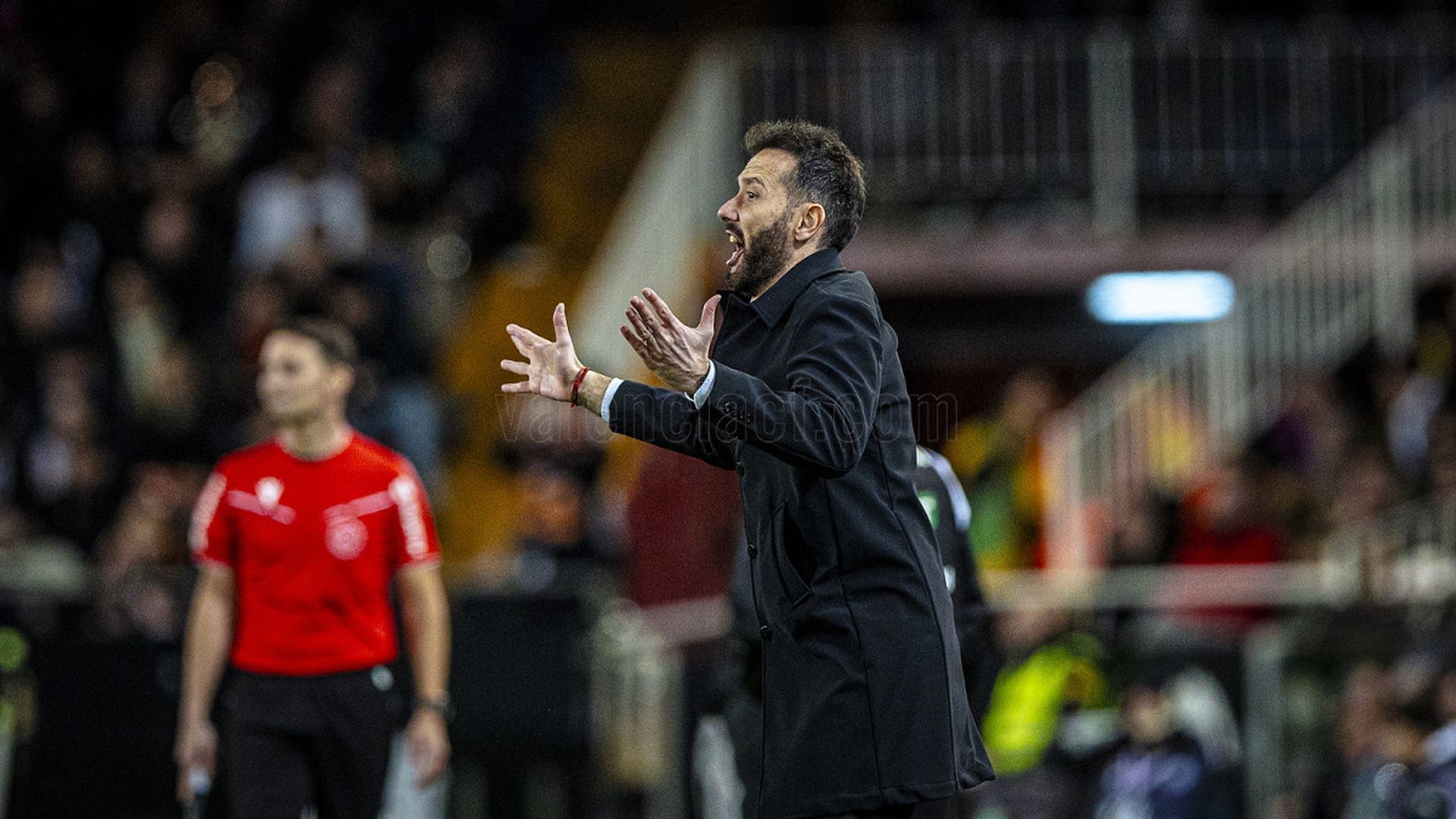 Corberán, en Mestalla