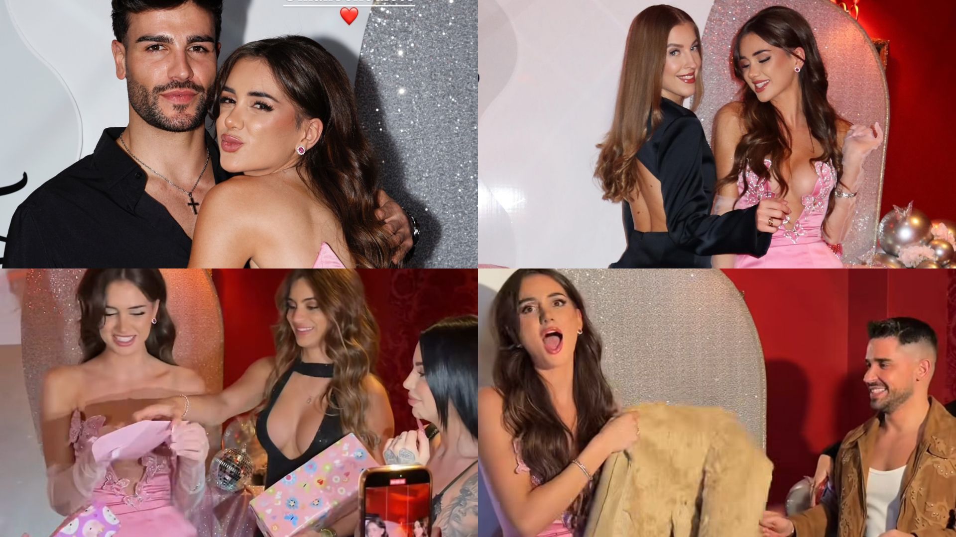 Los invitados del cumpleaños de Maica