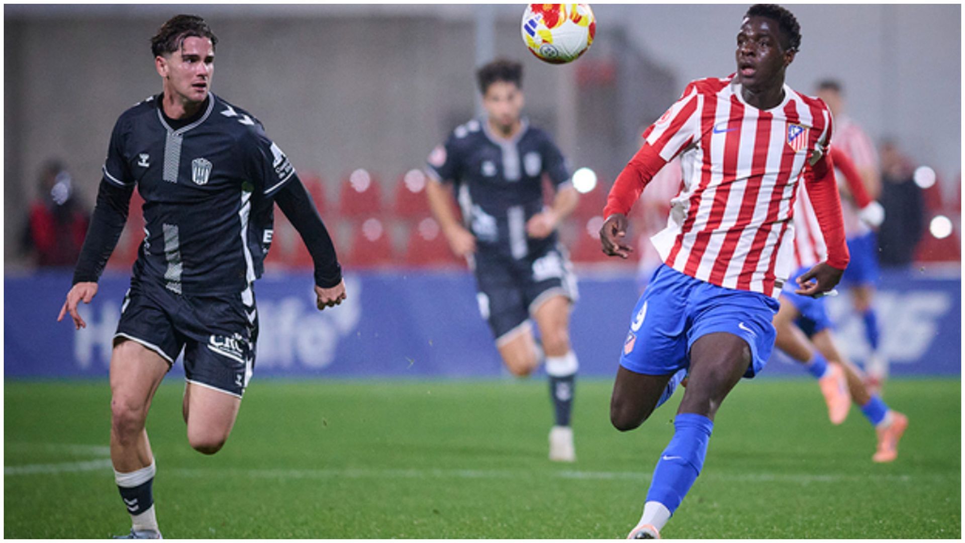 Omar Janneh, en su etapa con el Atlético B