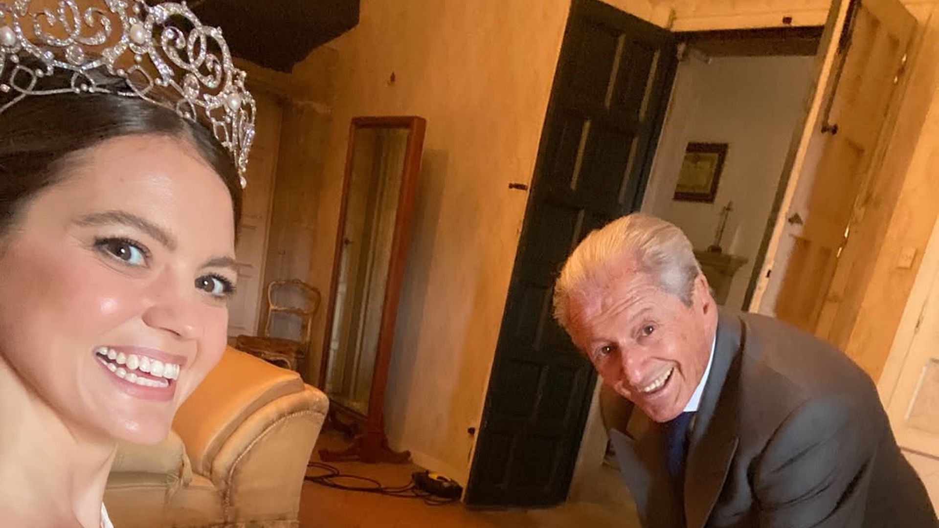 Philippe Junot con su hija Isabelle Philippe Junot con su hija Isabelle