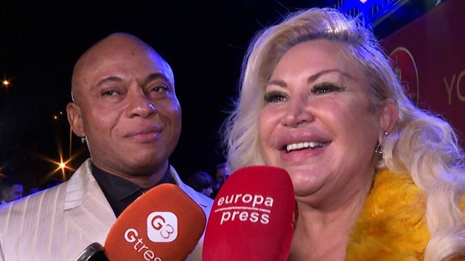 Raquel Mosquera y su marido, Isi Raquel Mosquera y su marido, Isi