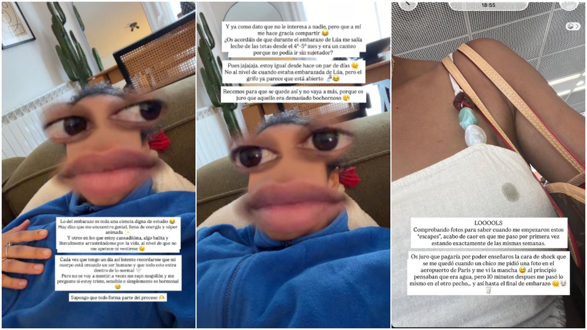 Ana Peleteiro  hablando de los síntomas del embarazo