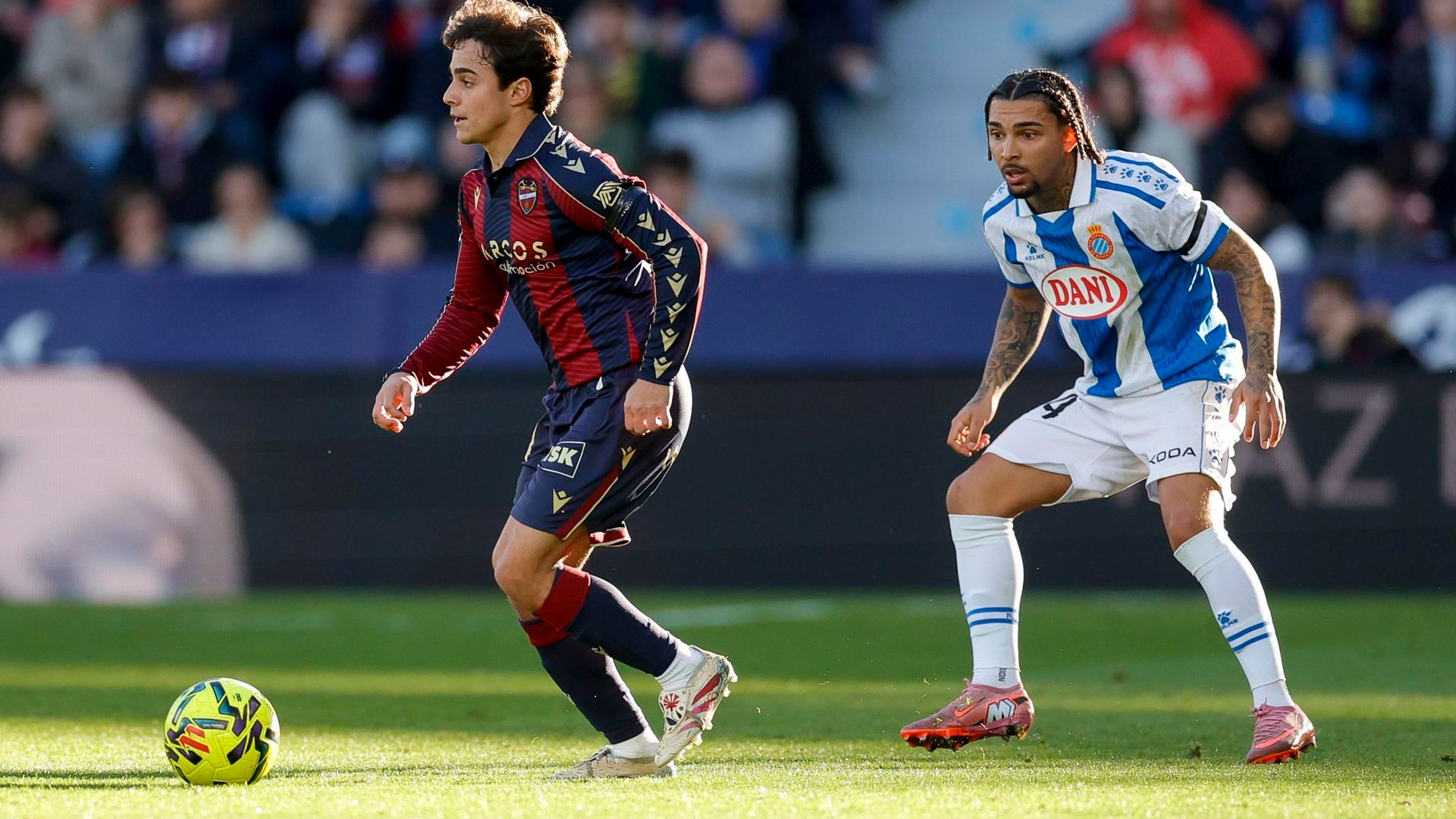 Carlos Álvarez, en el Levante-Espanyol