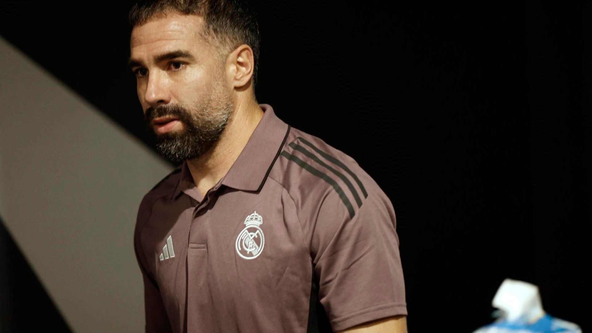 Dani Carvajal, en rueda de prensa del Real Madrid