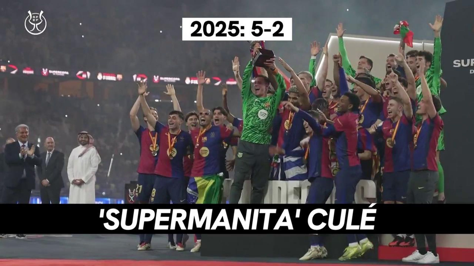 El FC Barcelona consigue la Supercopa de España en 2025