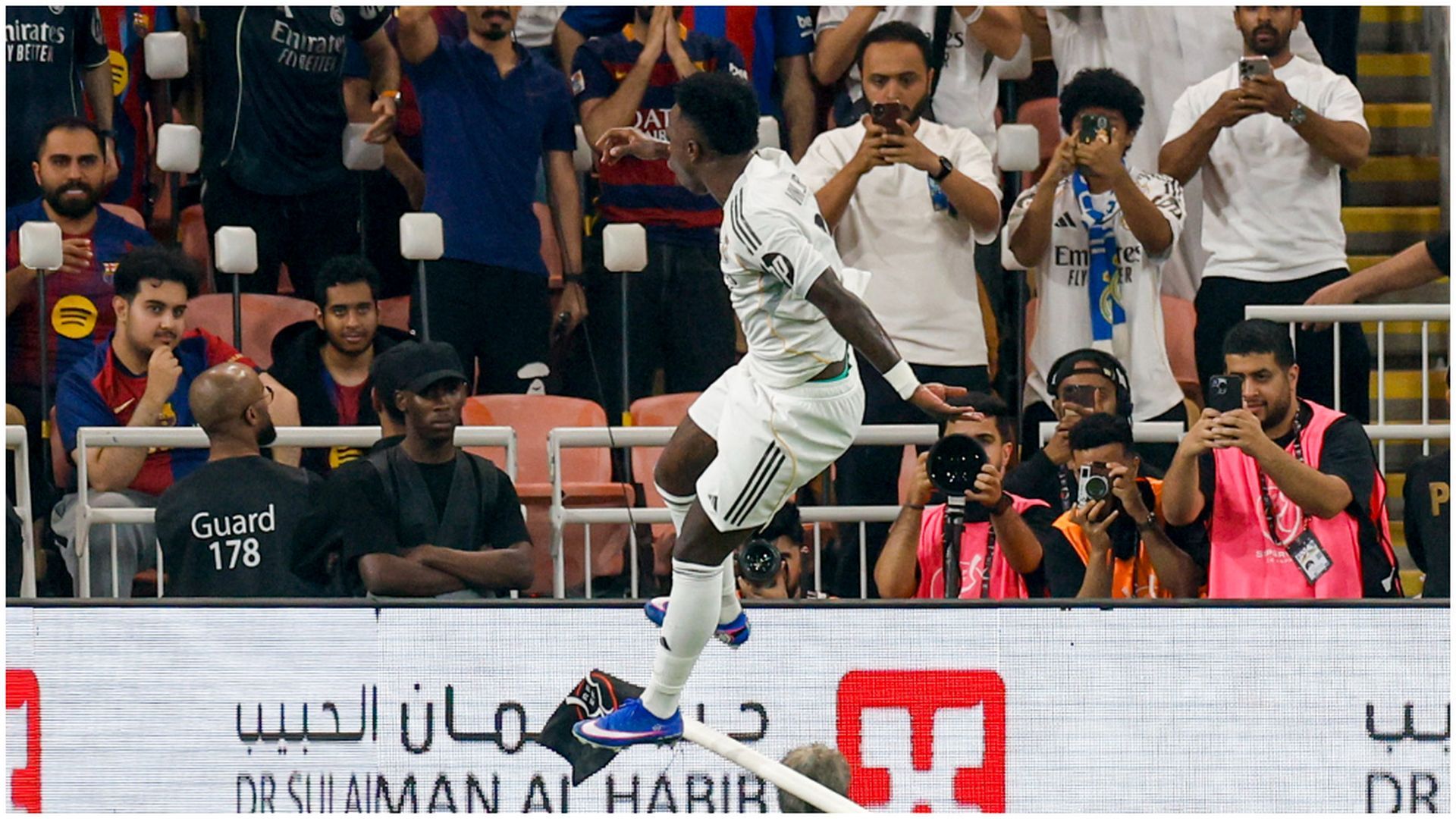 El gol de Vinicius ante el Barça