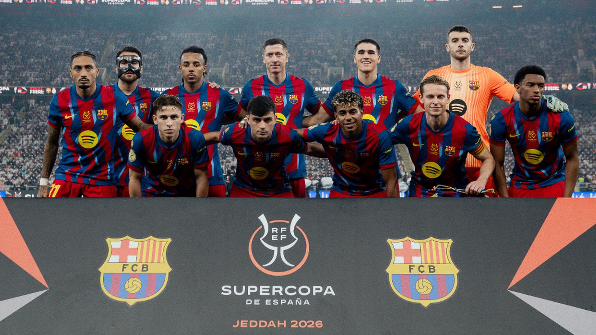 El once del Barça ante el Real Madrid en la final de la Supercopa El once del Barça ante el Real Madrid en la final de la Supercopa