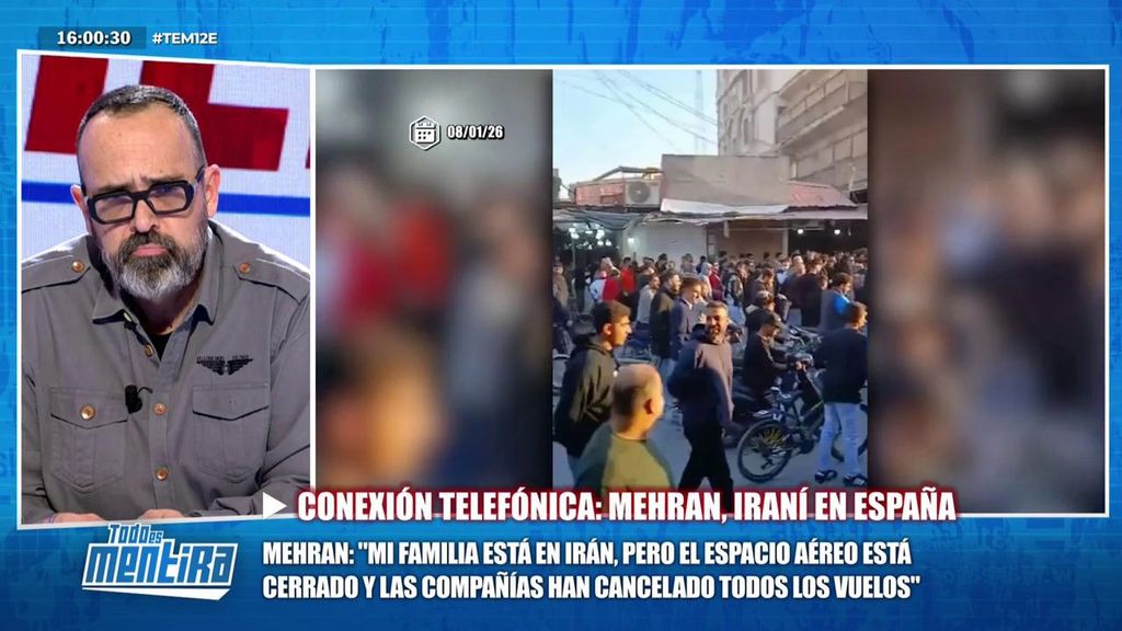 Un iraní en España carga contra Podemos por su silencio ante las protestas en su país: "Cobraron para su formación"