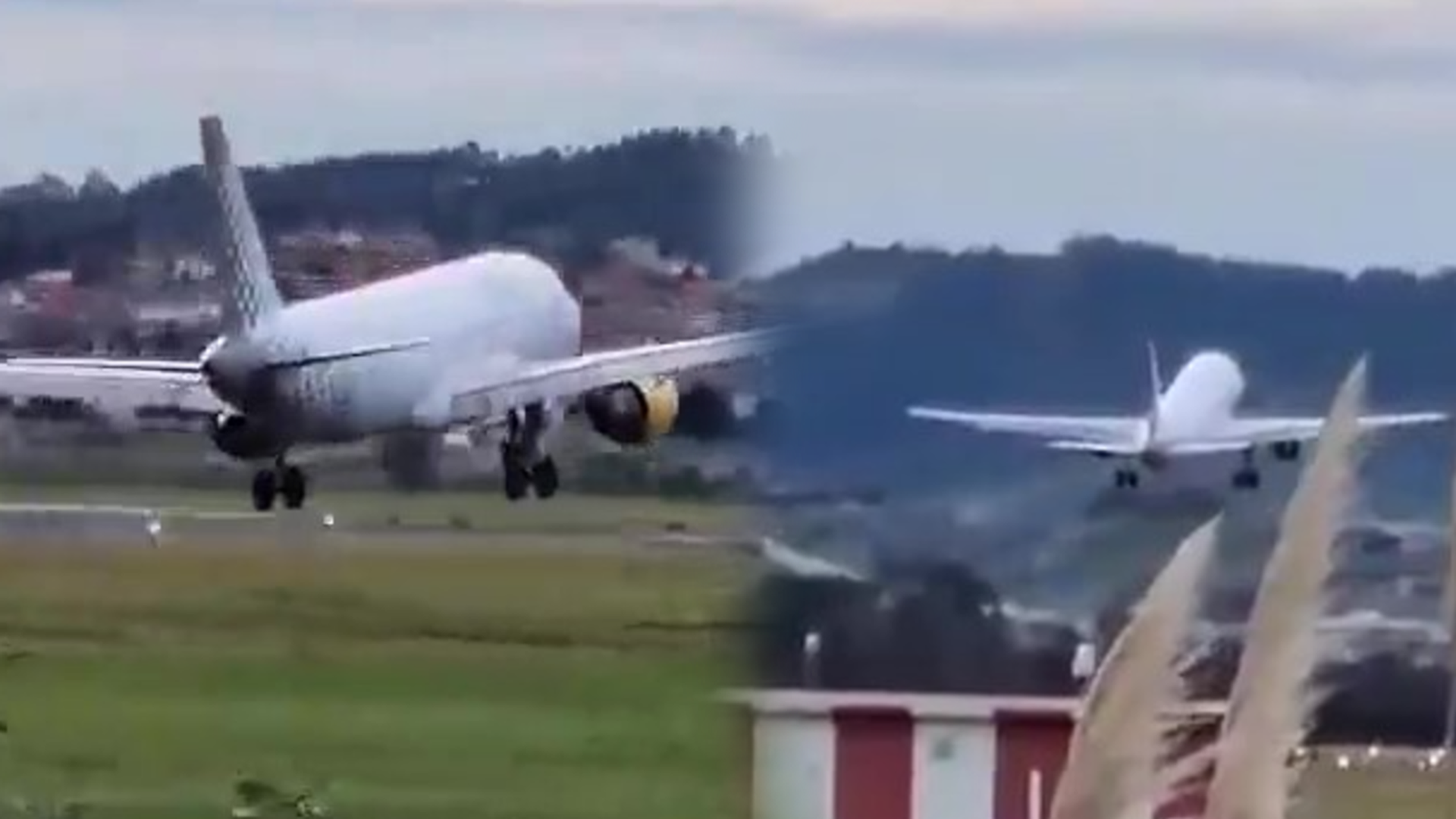 Aterrizaje en el aeropuerto de Cantabria