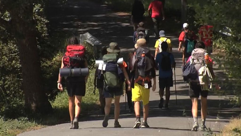 El Camino de Santiago se abarrota de peregrinos