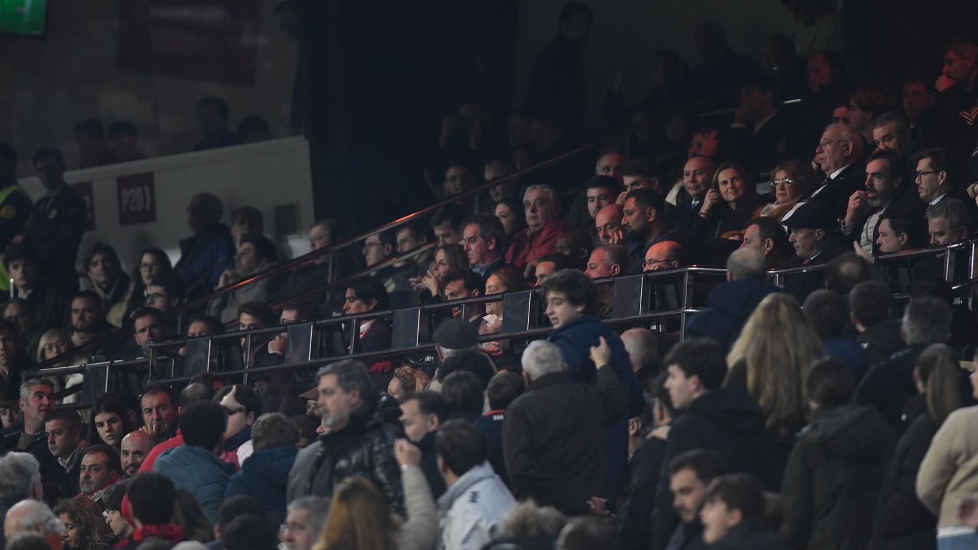 El palco del Sánchez-Pizjuán, en el Sevilla-Celta El palco del Sánchez-Pizjuán, en el Sevilla-Celta
