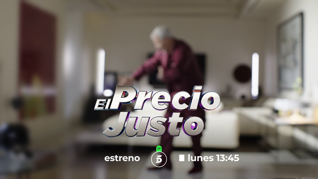 'El precio justo' llega a Telecinco, el próximo lunes a las 13:45h con Carlos Sobera