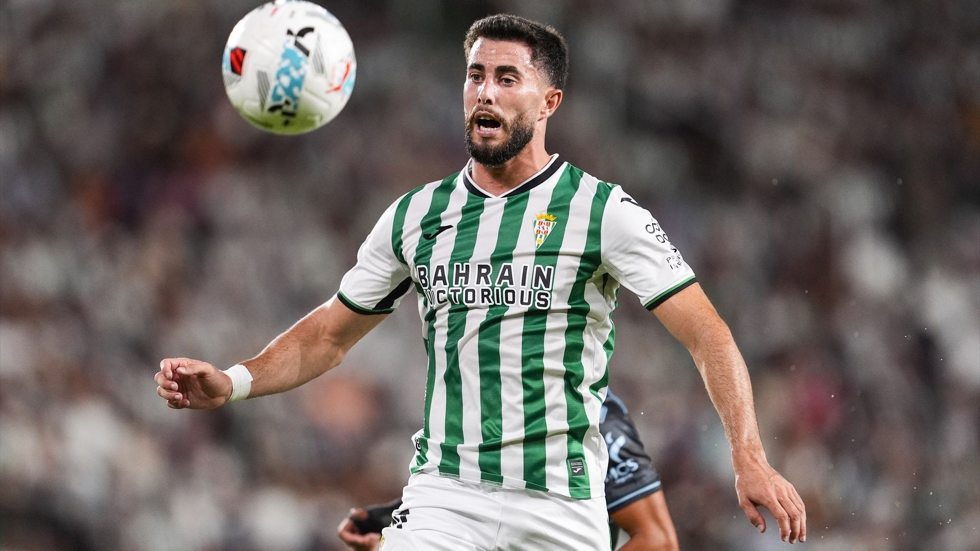 Jacobo González, en un partido del Córdoba