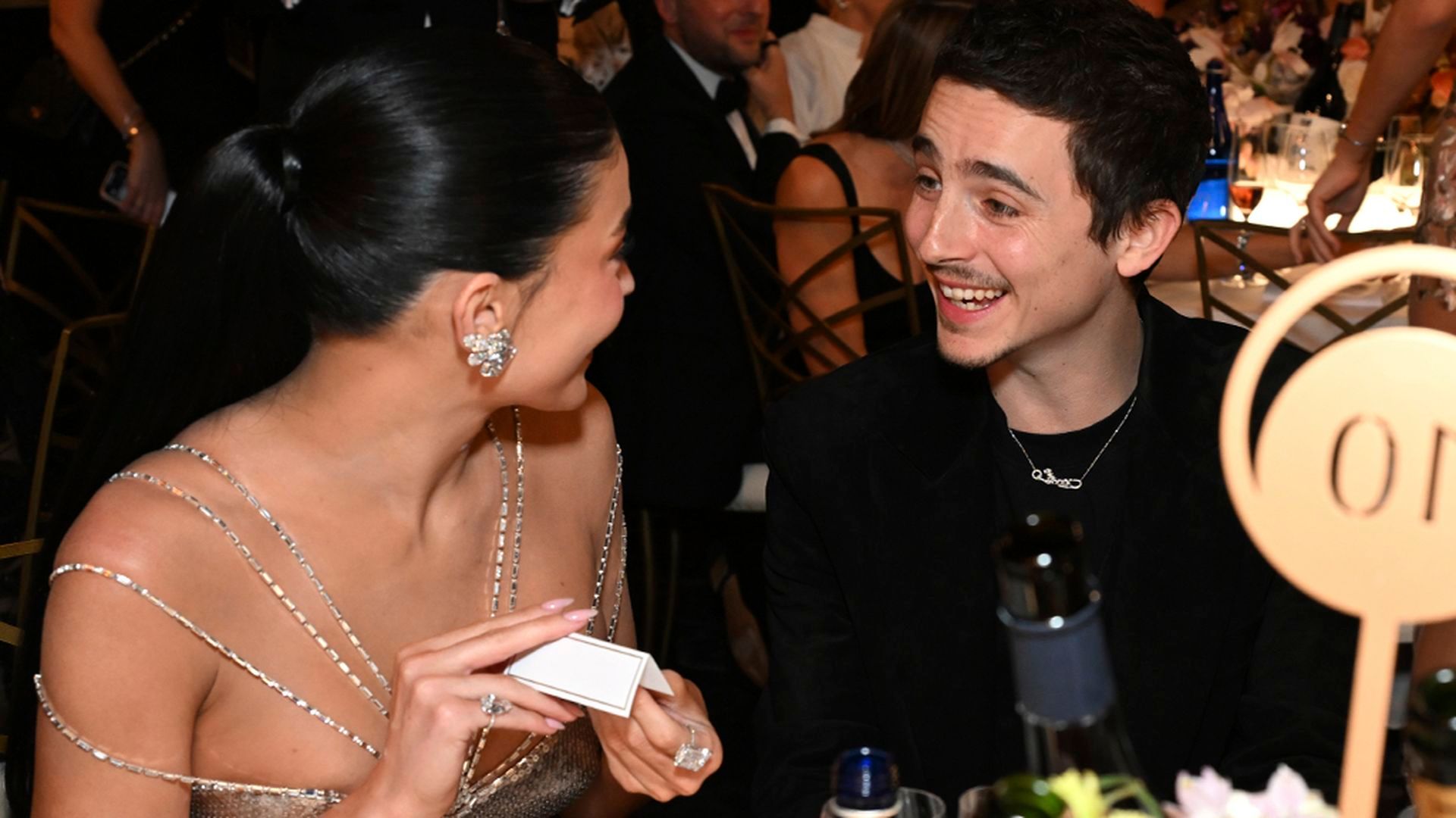 Kylie Jenner y Timothée Chalamet, durante la gala de los Globos de Oro 2026 Kylie Jenner y Timothée Chalamet, durante la gala de los Globos de Oro 2026