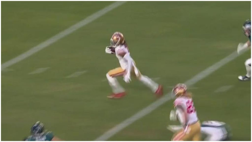 La conexión Purdy–Robinson y un pase de 61 yardas que dejó sin respuesta a los Eagles