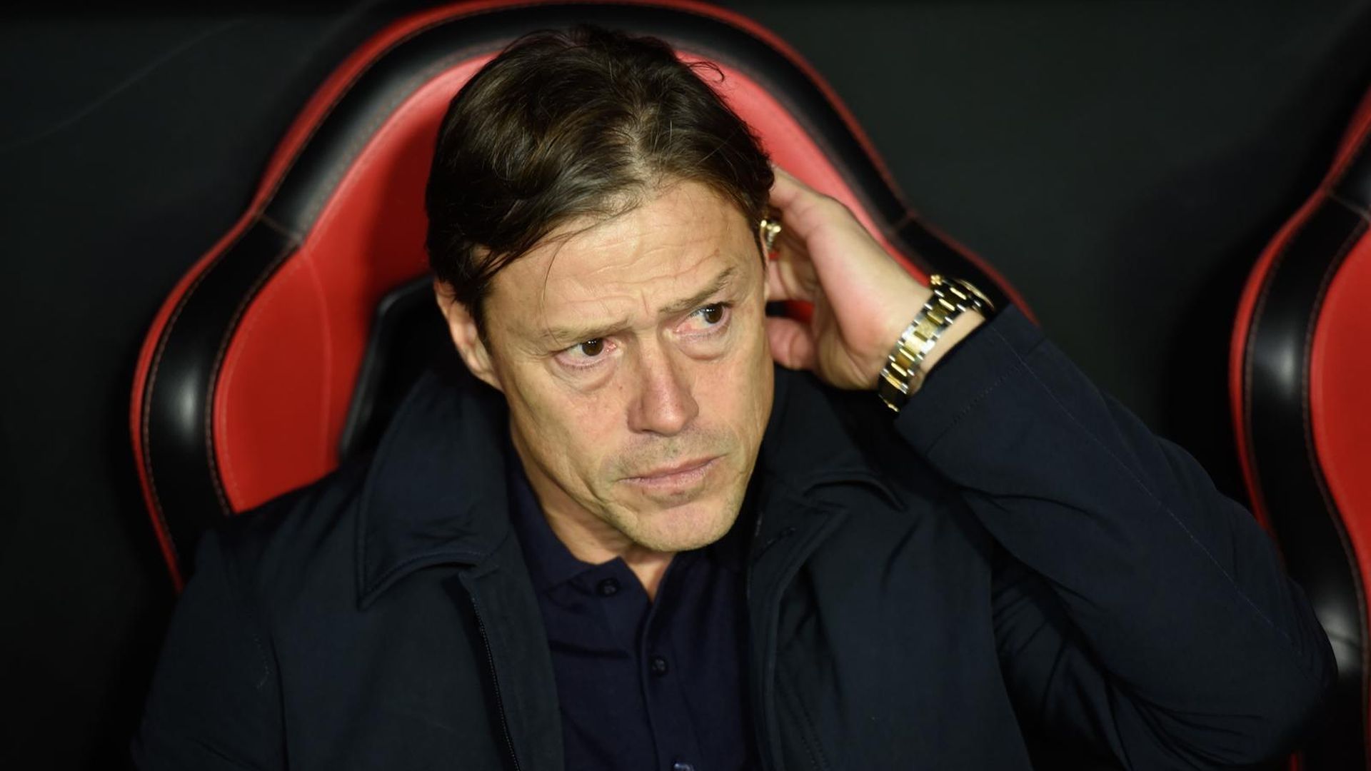 Matías Almeyda, en el Sevilla-Celta Matías Almeyda, en el Sevilla-Celta