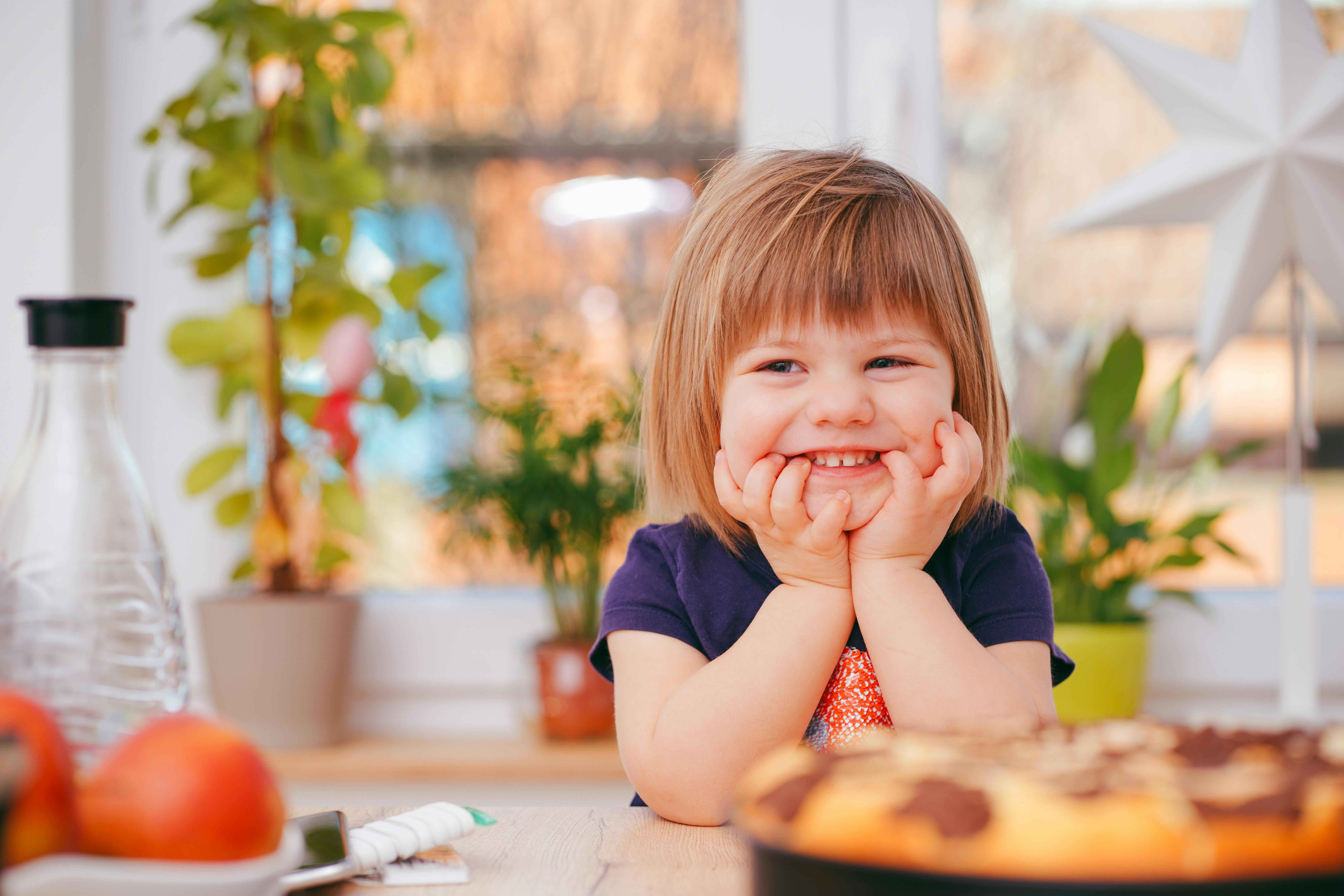 Niña sonriendo