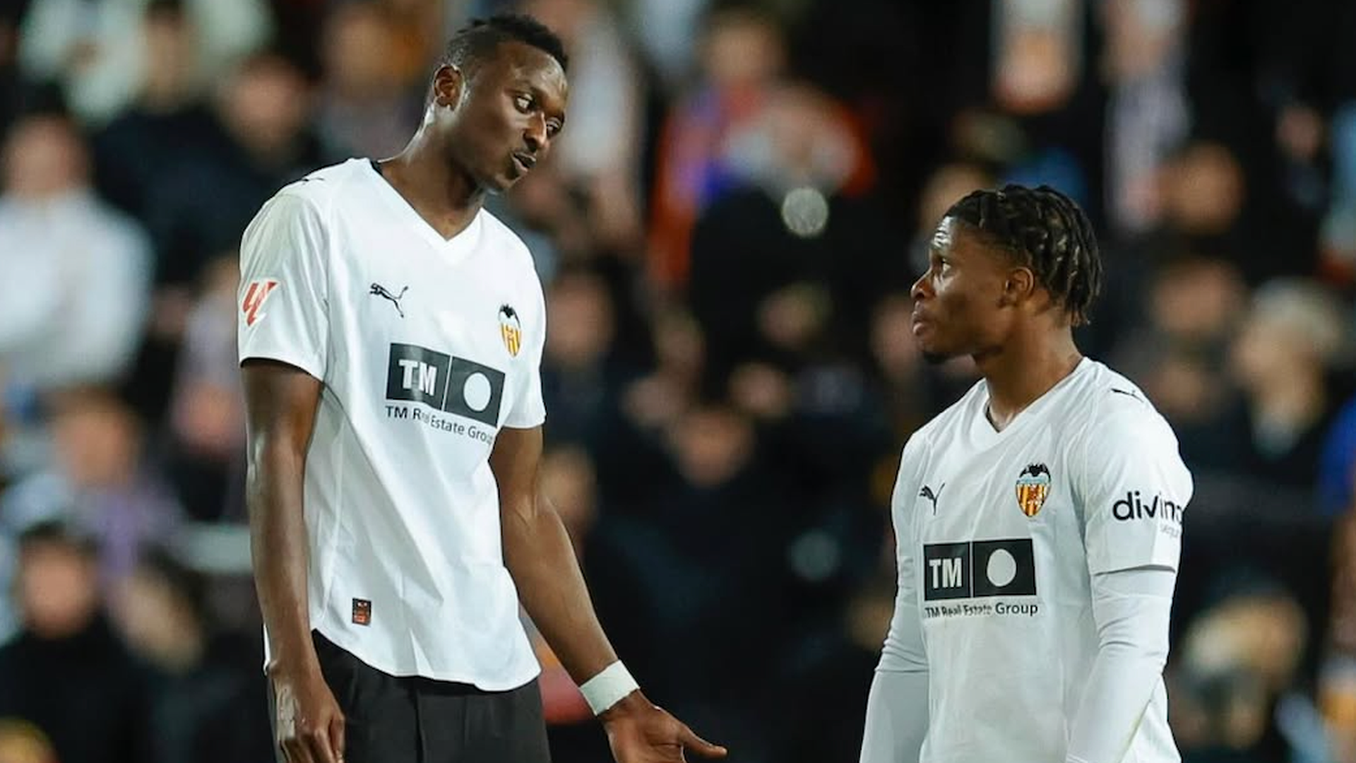 Sadiq y Ramazani en Mestalla