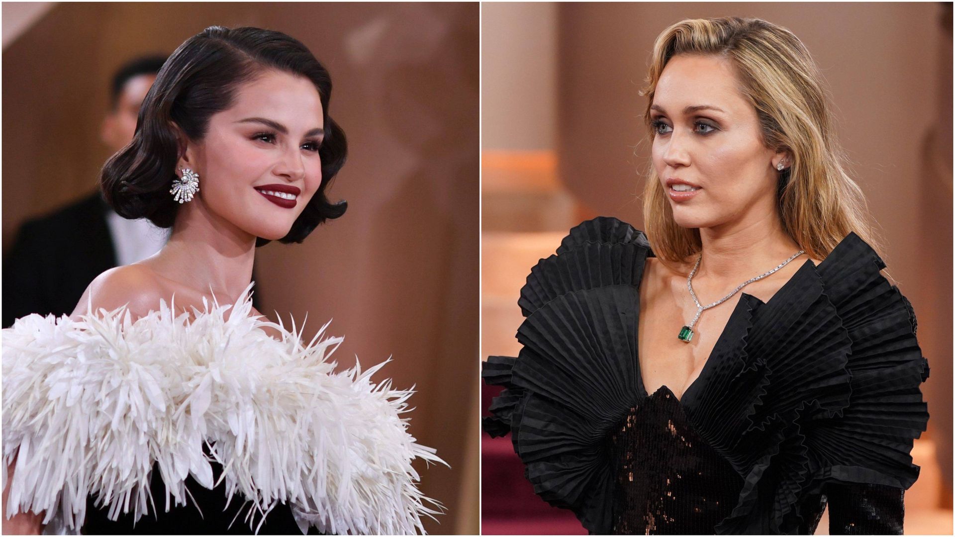 Selena Gomez y Miley Cyrus