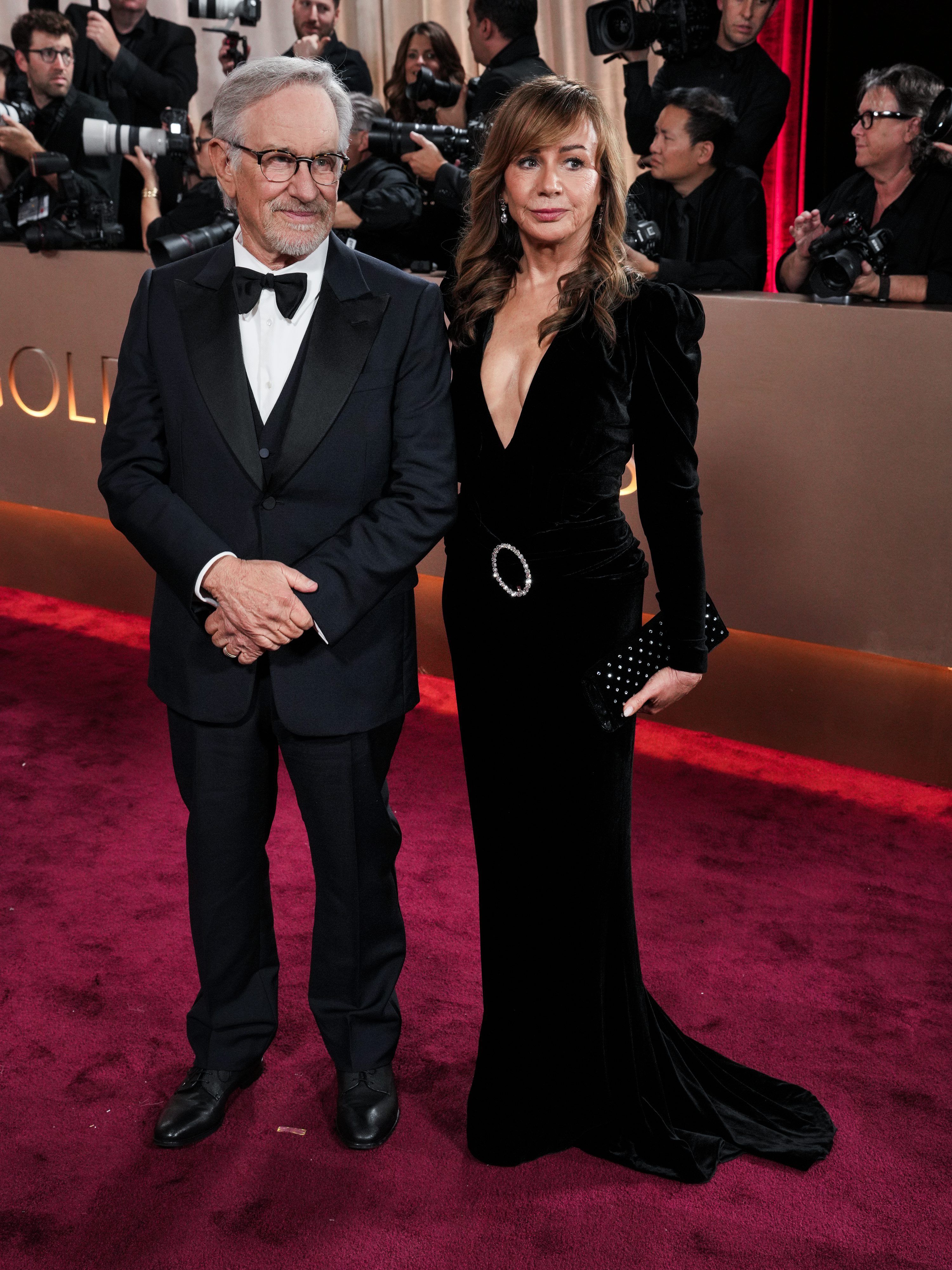 Steven Spielberg y Kristie Macosko