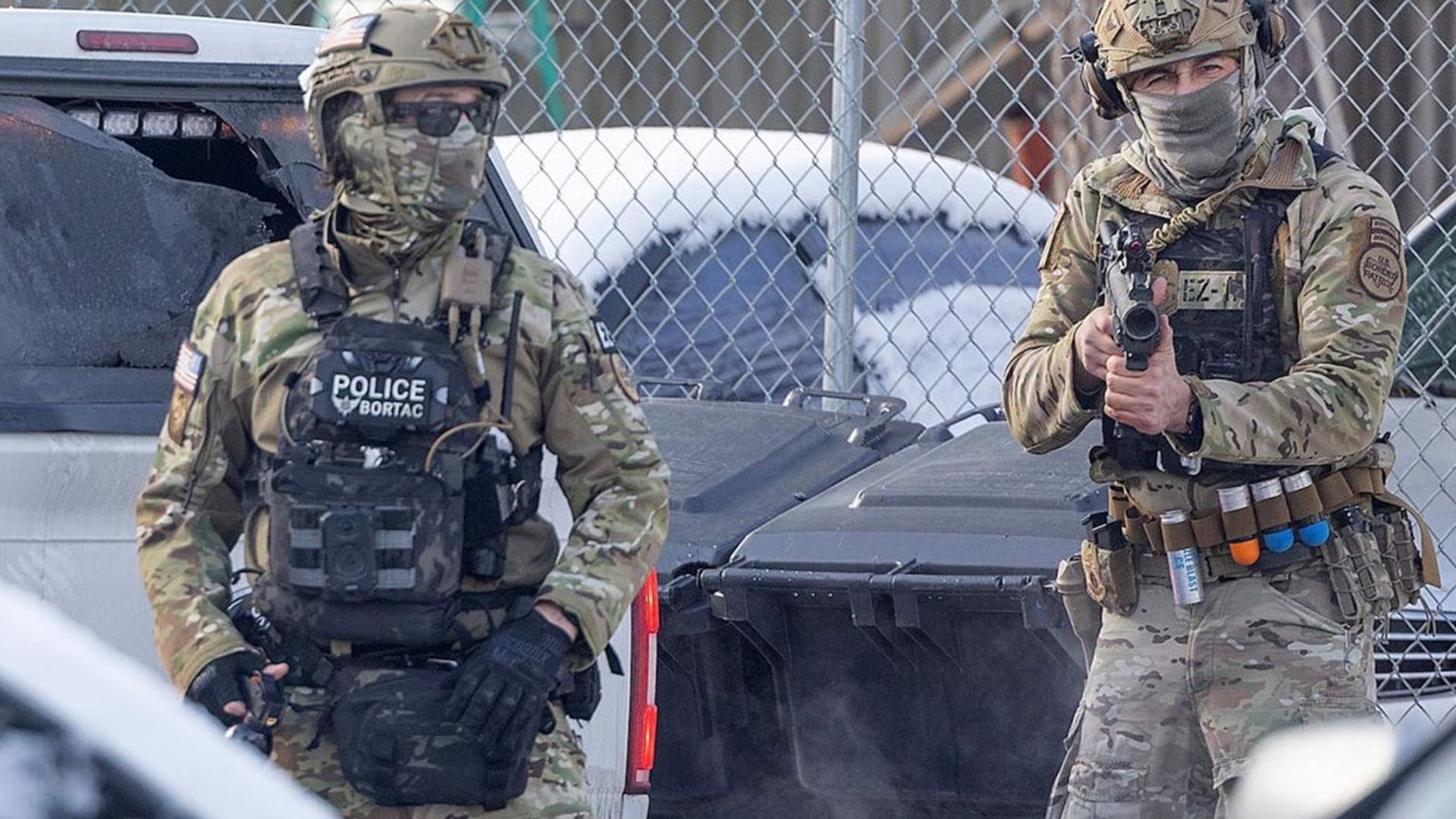 Una imagen de agentes del ICE