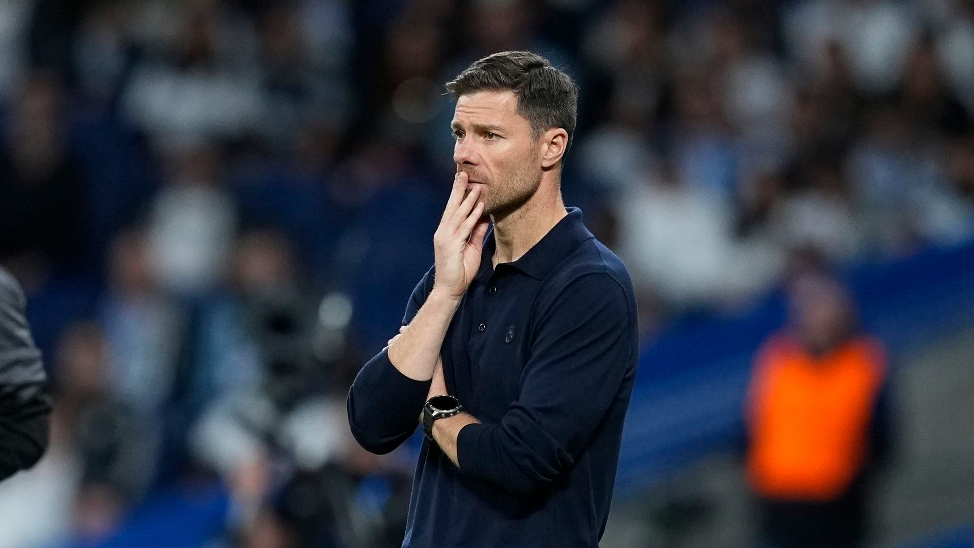 Xabi Alonso durante un partido del Real Madrid