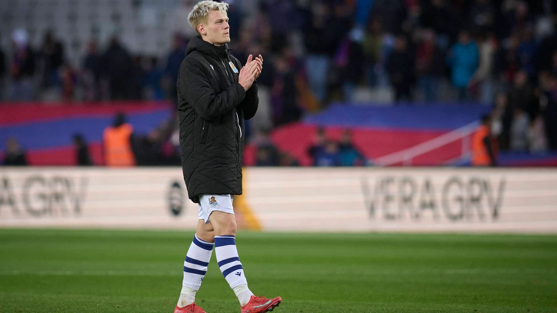 Óskarsson, en un partido con la Real Sociedad