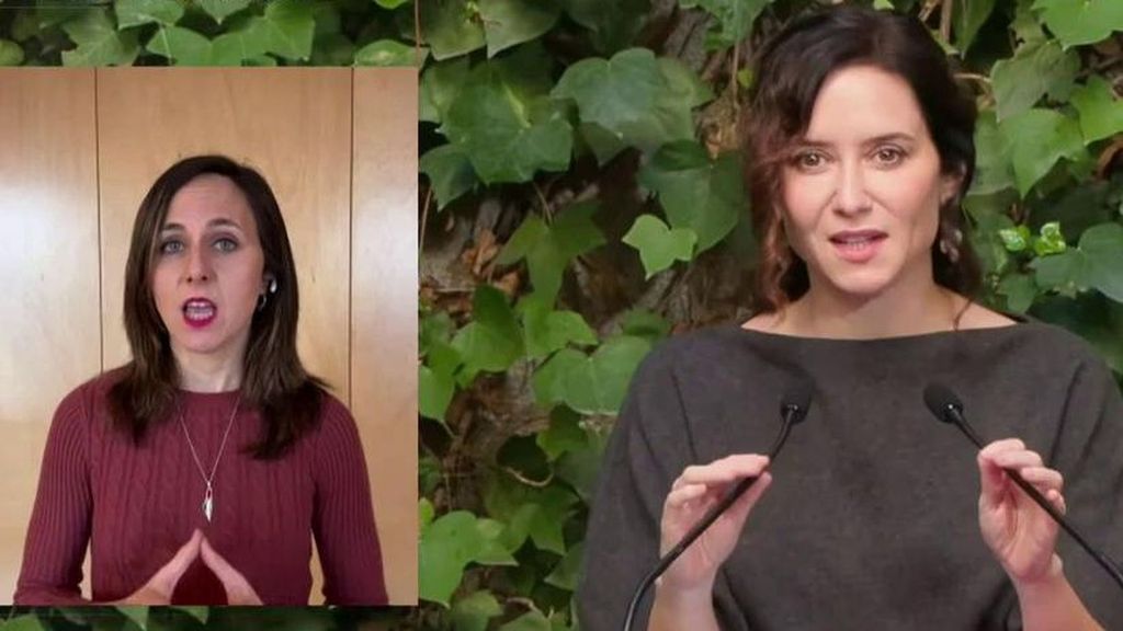 Ione Belarra carga contra Ayuso por su apoyo a Julio Iglesias