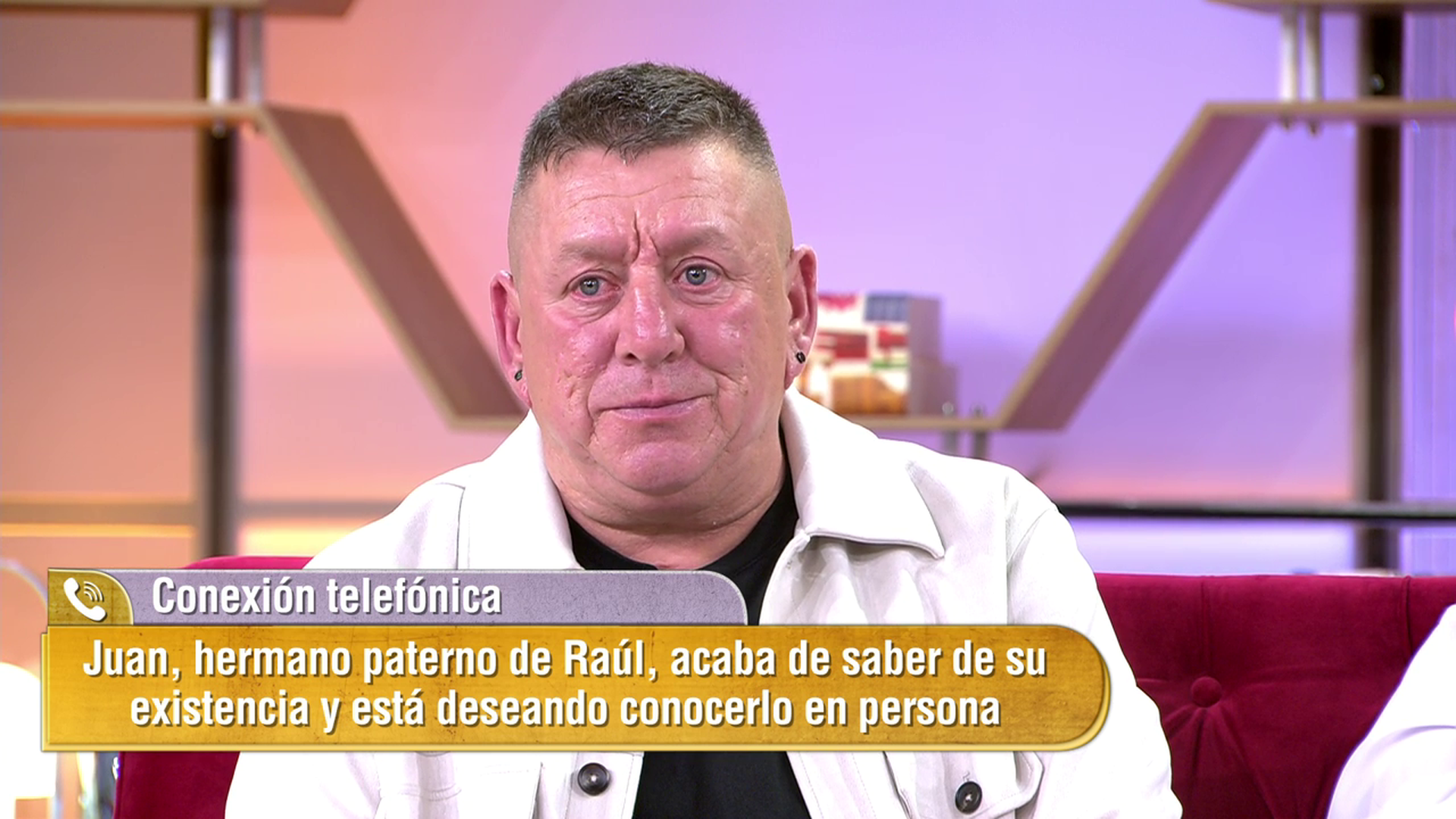 Juan, su hermano paterno, ha entrado en directo por teléfono para hablar con él en 'El diario de Jorge'