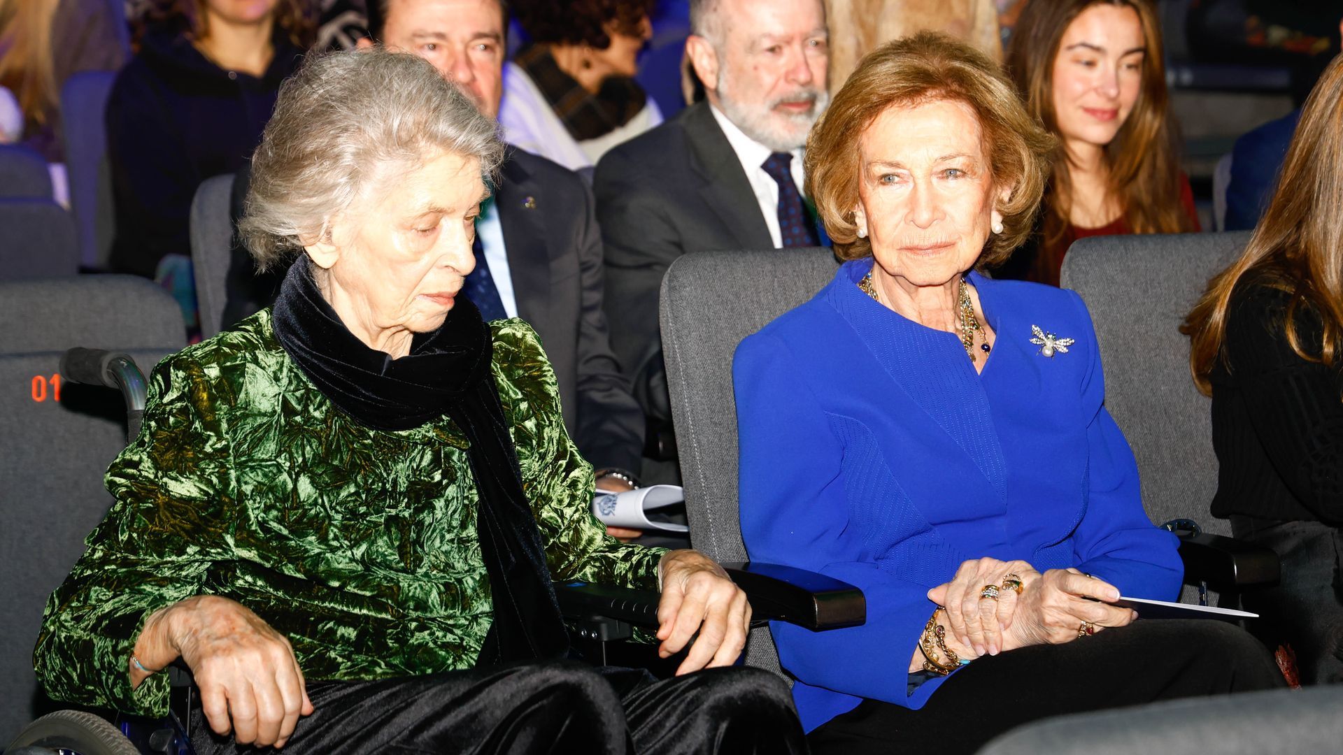 La reina Sofía junto a su hermana, Irene de Grecia