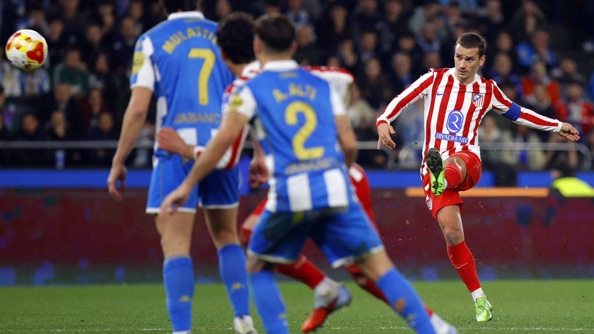 El gol de Griezmann en el Deportivo-Atlético