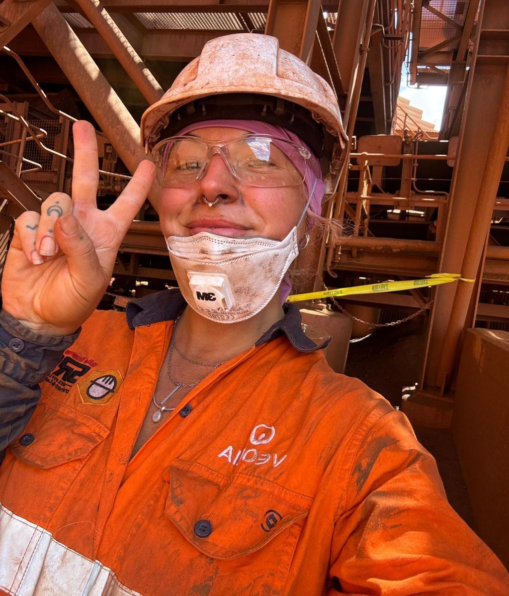 Virginia, en las minas de Australia