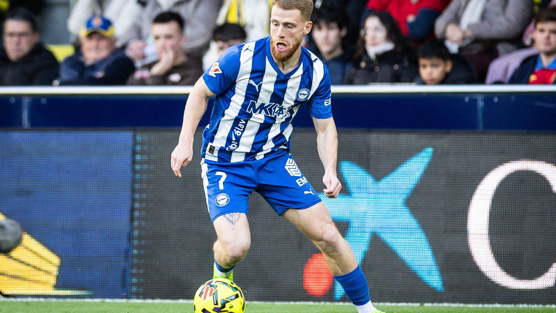 Carlos Vicente, jugador del Deportivo Alavés