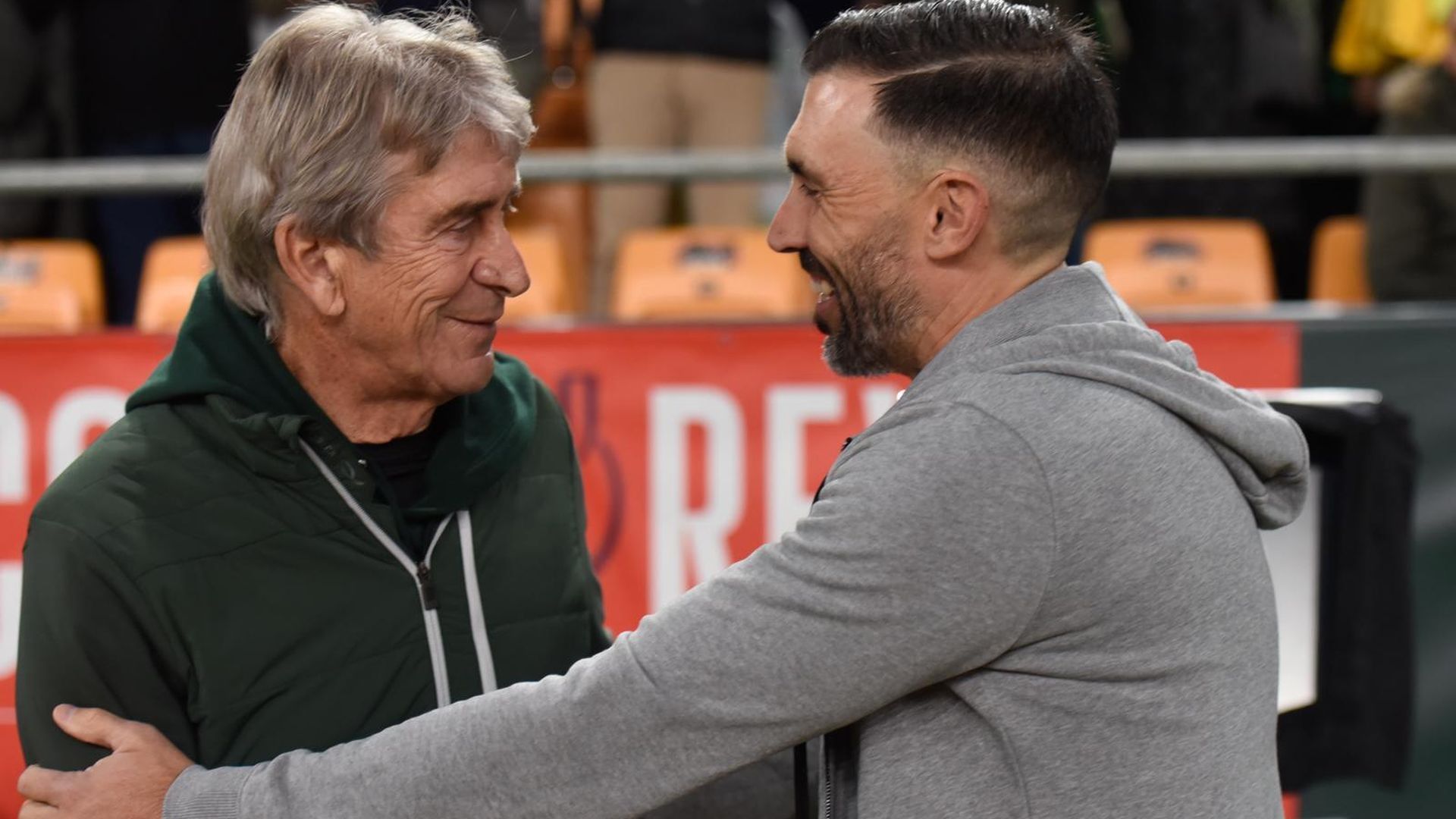 Eder Sarabia y Pellegrini, en el Betis-Elche de Copa