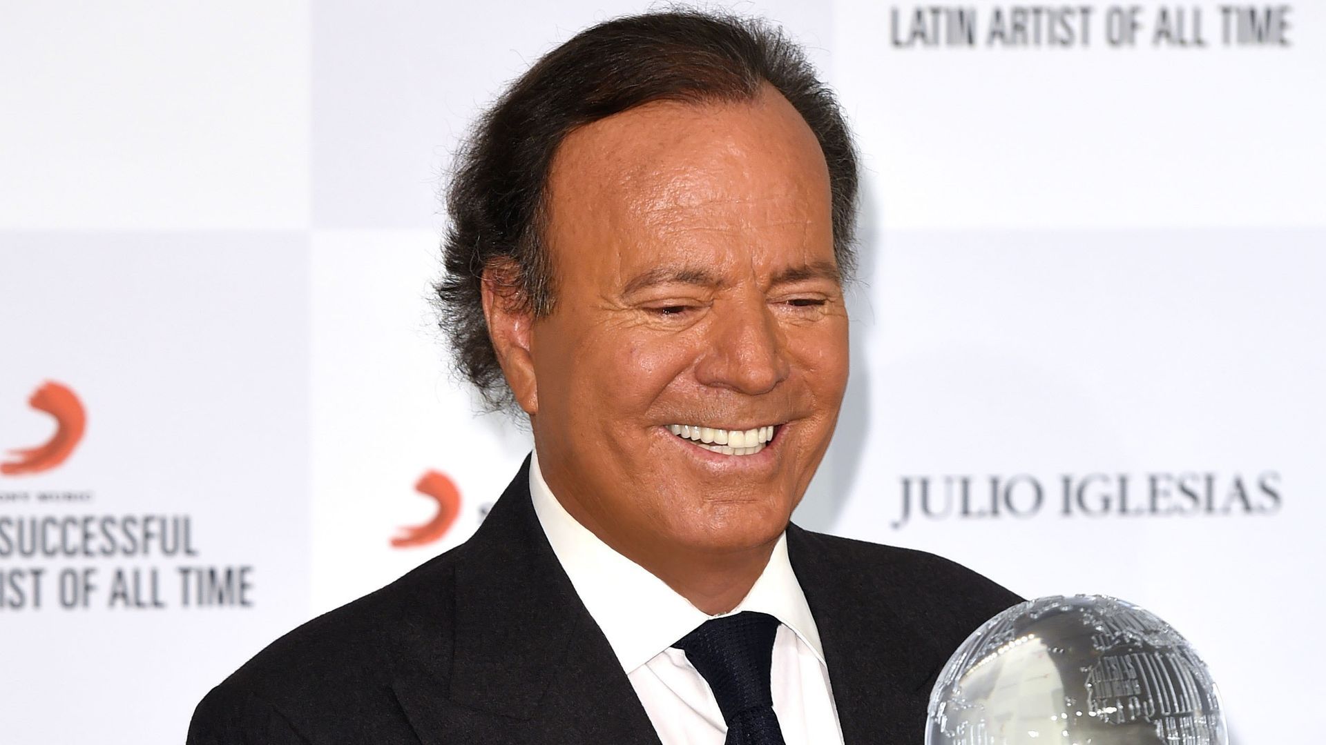 El cantante Julio Iglesias