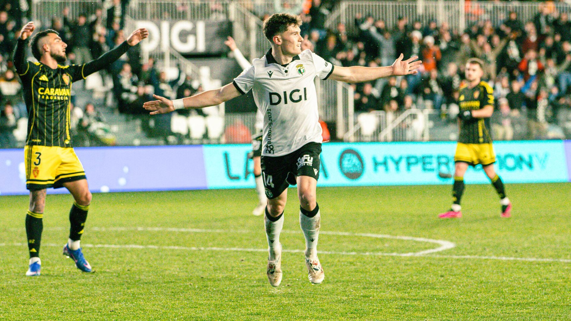 Gol de David González del Burgos CF