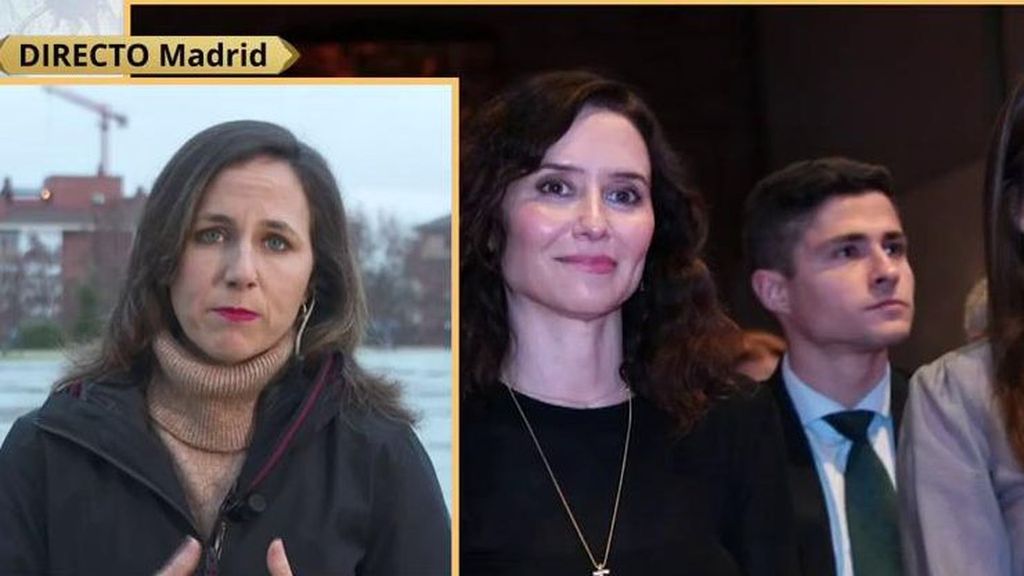 Ione Belarra critica a Díaz Ayuso tras su apoyo a Julio Iglesias: "Está siendo cómplice de violencia sexual. Es un peligro para las mujeres"